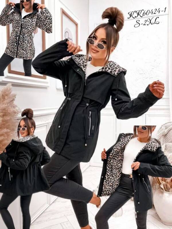 Kurtki damskie cienki Roz S-2XL, 1 Kolor Paczka 5 szt